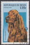 Stamps Benin -  Perro - Setter irlandes
