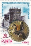 Stamps Spain -  350 Años  de la Reconquista del reino de Valencia por el Rey Jaime I  (4)