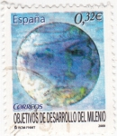 Stamps Spain -  Objetivos del desarroyo del milenio   (4)
