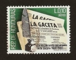 Stamps Honduras -  la gaceta de honduras