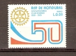 Stamps : America : Honduras :  50NARIO CLUB ROTARIO