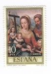 Sellos de Europa - Espa�a -  Sagrada Familia(Juan de Juanes)