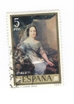 Sellos de Europa - Espa�a -  Isabel II ( Lopez Portaña)