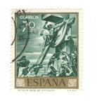 Stamps Spain -  Cristo dicta las reglas(J.M Sert)