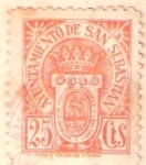 Stamps Spain -  ayuntamiento san sebastian