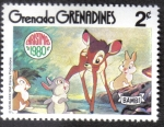 Sellos de America - Granada -  Bambi