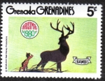 Stamps : America : Grenada :  Bambi