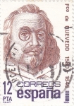 Stamps Spain -  Francisco de Quevedo  (4)