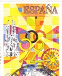 Stamps Spain -  Diseño Infantil-Olimpiada-92   (4)