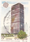 Stamps Spain -  Europa-Cept- Edificio de oficinas   (4)