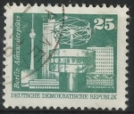 Stamps Germany -  DDR SCOTT_1613 RELOJ MUNDIAL, PLAZA ALEXANDER