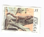 Stamps Spain -  Lagarto gigante de EL Hierro