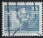 Stamps : Europe : Germany :  DDR SCOTT_2077.02 MONUMENTO A MARXL. ESTADIO KARL MARX