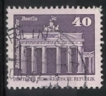 Stamps Germany -  DDR SCOTT_2078.02 PUERTA DE BRANDEMBURGO. BERLIN