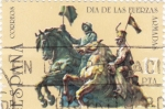 Stamps Spain -  Día de las fuerzas armadas   (4)