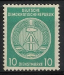 Stamps : Europe : Germany :  DDR SCOTT_O4 ESCUDO DE ARMAS DE LA REPUBLICA