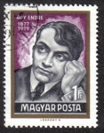 Stamps : Europe : Hungary :  Ady Endre