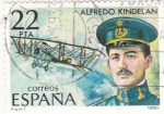 Sellos de Europa - Espa�a -  Alfredo Kindelan- pionero de la aviación española   (4)