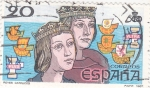 Stamps Spain -  Reyes Católicos   (4)