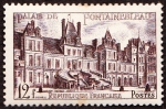Stamps France -  FRANCIA - Palacio y parque de Fontainebleau