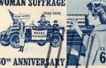Stamps : America : United_States :  woman suffrage