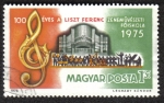 Stamps Hungary -  100 años de la Academia de Música Franz Liszt en 1975