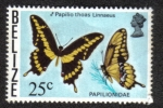 Stamps : America : Belize :  Papilio Thoas Linnaeus
