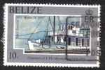 Stamps : America : Belize :  Centenary Of UPU Membership 1879-1979