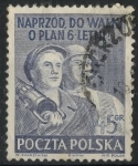 Stamps : Europe : Poland :  POLONIA SCOTT_507A TRABAJADORES POLACOS