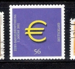 Stamps Germany -  Lanzamiento del Euro