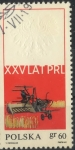 Stamps : Europe : Poland :  POLONIA SCOTT_1667 COSECHADORAS Y ESCUDO DE ARMAS DE POLONIA EN RELIEVE. $0.2