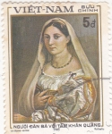 Stamps Vietnam -  La mujer de los tres pañuelos