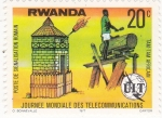 Stamps : Africa : Rwanda :  Jornada Mundial de las telecomunicaciones UIT-Tam-Tam africano