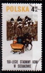 Stamps : Europe : Poland :  2487 150º aniv caballo de Sierakow