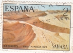 Sellos de Africa - Espa�a -  SAHARA-  Dunas