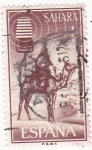 Stamps Spain -  SAHARA- Indígena a camello