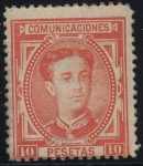 Stamps Spain -  ESPAÑA 182 ALFONSO XII