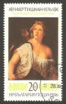 Stamps : Europe : Bulgaria :  3058 - cuadro de Tiziano, lucrecia y tarquinius