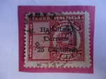 Stamps Venezuela -  E.E.U.U. de Venezuela -Tímbre Telegráfico (Habilitado para Correos)