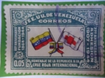 Sellos de America - Venezuela -  EE.UU de Venezuela-Homenaje de la República a la Cruz Roja Internacional
