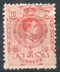 Stamps Spain -  ESPAÑA 269 ALFONSO XIII TIPO MEDALLON
