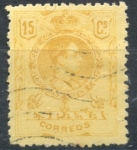 Stamps Spain -  ESPAÑA 271 ALFONSO XIII TIPO MEDALLON