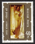 Stamps Hungary -  Lotz Károly: Mujer del balneario