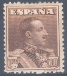 Stamps : Europe : Spain :  ESPAÑA 323 ALFONSO XIII TIPO VAQUER