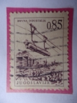 Stamps Yugoslavia -  Drvna Industrija. Industria Maderera-Transporte de Madera - Ingeniería y Arquitectura.
