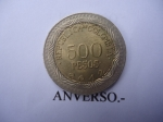 monedas del Mundo : America : Colombia :  República de Colombia- $500 (Anverso)