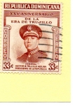Stamps : America : Dominican_Republic :  xxv aniversario de la era de trujillo