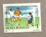 Stamps Romania -  Campeonato mundial fútbol Italia