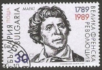 Sellos de Europa - Bulgaria -  3251 - II centº de la Revolución francesa, Marat