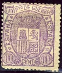 Stamps Spain -  Escudo de España. Impuesto de Guerra